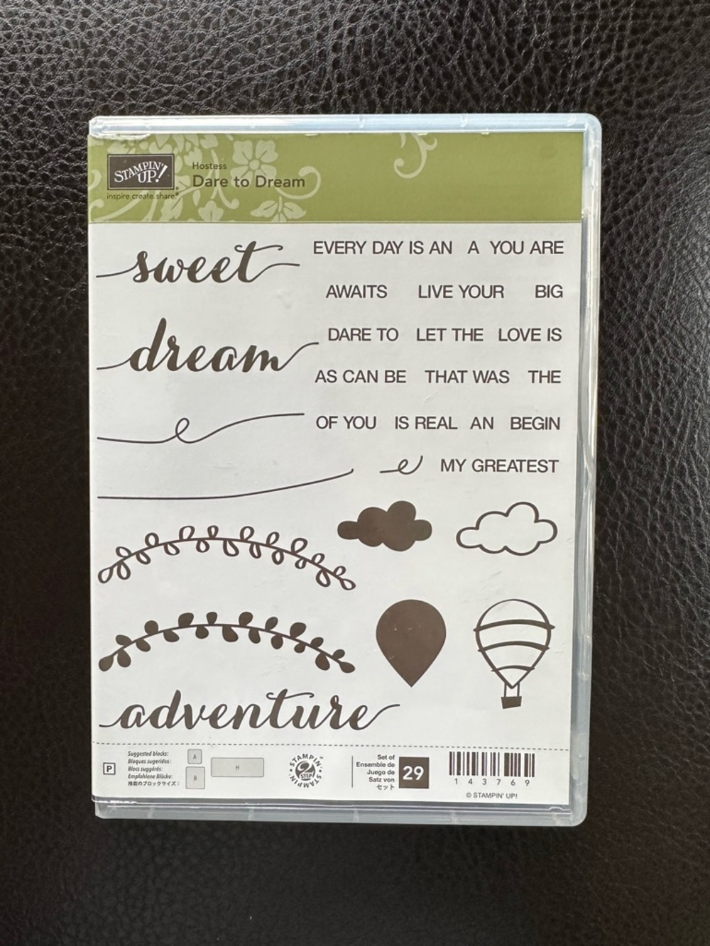 NWT Stampin’ Up! Dare to Dream Stamp Set